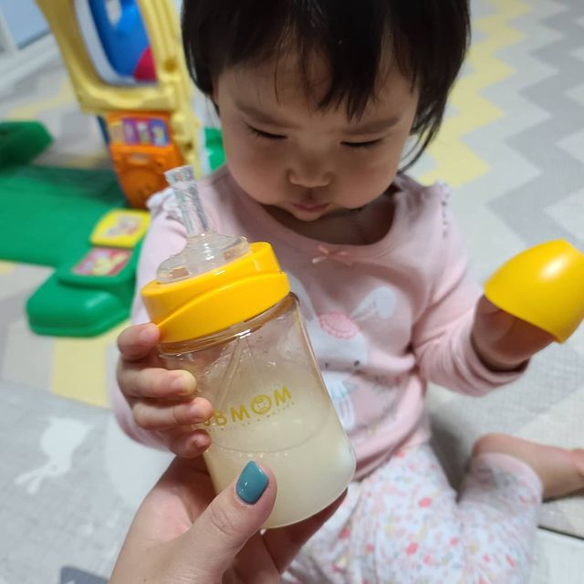 유비맘 PPSU 젖병 노꼭지_200ml_컬러 랜덤 발송 리뷰 사진