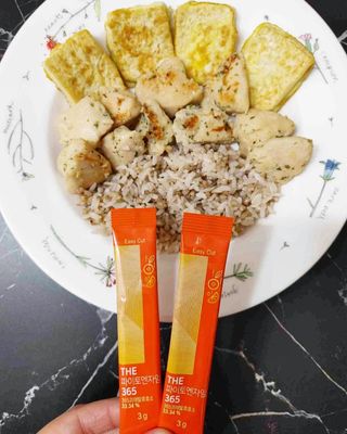 [닥터루템]맛있는 파인애플맛 과채효소 THE파이토엔자임365 1box (30포) — 5점을 준 리뷰어가 2022년 10월 올린 사용 사진