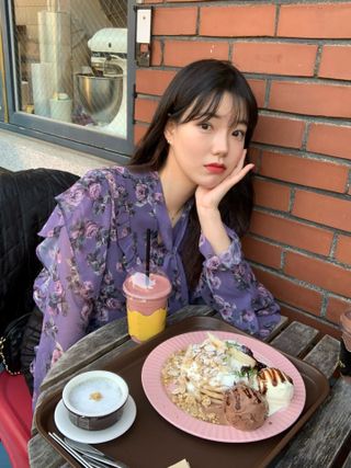 카페 더달달 [더달달 역삼점] 팬케이크 or 와플 + 음료2 + 쇼콜라1 — 5점을 준 리뷰어가 2021년 11월 올린 사용 사진