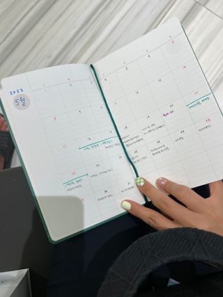 응원과 위로가 필요한 당신에게  리훈 하고싶은말 스터디 플래너 — 5점을 준 리뷰어가 2022년 5월 올린 사용 사진