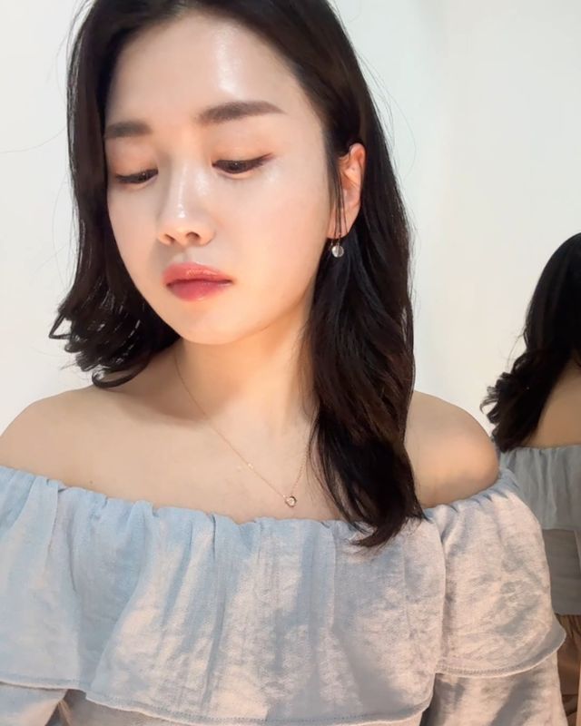 [윙블링] 14k 골드필드 누르 천연석 드롭 귀걸이 리뷰 사진