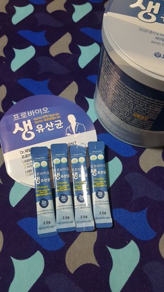서울약사신협_프로바이오생유산균_2.5G x 100포 — 5점을 준 리뷰어가 2021년 1월 올린 사용 사진