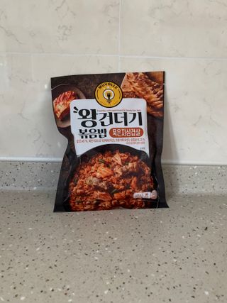 한성기업 무볼레 왕건더기 볶음밥 묵은지삼겹살 — 5점을 준 리뷰어가 2021년 10월 올린 사용 사진