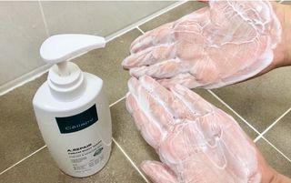 셀라피 에이리페어 크림 바디 워시 2세대 500ml — 5점을 준 리뷰어가 2021년 1월 올린 사용 사진