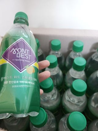 몽베스트 Montbest with Sparkling water Lemon OR Lime 20병(랜덤) — 5점을 준 리뷰어가 2023년 3월 올린 사용 사진