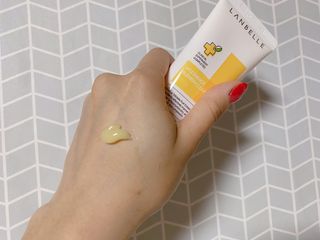 랑벨 비타 에너지 잡티 크림 75ml (피부 속 기미완화크림) — 4.5점을 준 리뷰어가 2022년 5월 올린 사용 사진