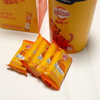 광동생활건강 프리 [광동] VB와 VC를 함유한 멀티 비타민 비타 500 데일리 스틱 180포 — 5점을 준 리뷰어가 2022년 6월 올린 사용 사진