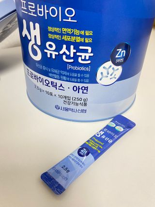 서울약사신협_프로바이오생유산균_2.5G x 100포 — 5점을 준 리뷰어가 2021년 3월 올린 사용 사진