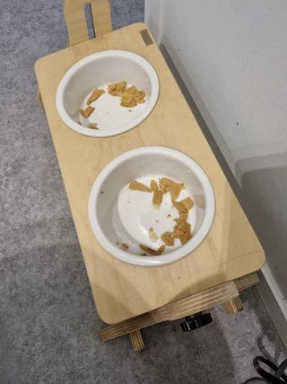 페페로니 맛있는 스틱 - 무항생제 닭고기 15개 + 알래스카 연어 15개 — 5점을 준 리뷰어가 2021년 9월 올린 사용 사진