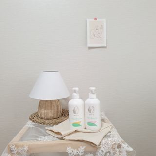 mom e 맘이 내추럴 베이비 케어 샴푸앤바스+로션 — 5점을 준 리뷰어가 2021년 1월 올린 사용 사진