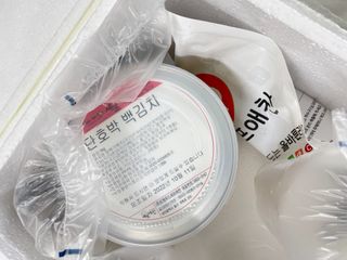 셰프애찬 단호박 백김치 1kg — 5점을 준 리뷰어가 2022년 10월 올린 사용 사진