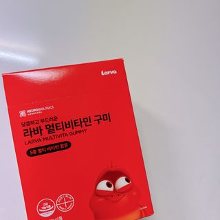 [푸름웰니스] 라바 멀티비타민 구미 36g — 5점을 준 리뷰어가 2022년 4월 올린 사용 사진