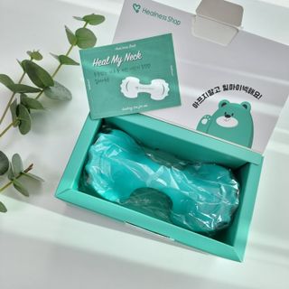 힐니스북 [힐마이넥]   거북목 통증완화를 위한 휴대용 목 안마기 — 5점을 준 리뷰어가 2023년 1월 올린 사용 사진