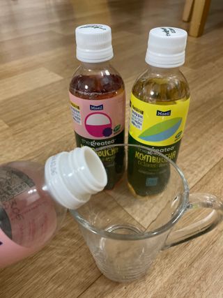 더그레잇티 콤부차 [매일유업] 더그레잇티 44kcal 콤부차 300ml *12개입 (오리지널 6개+베리리치 6개) — 5점을 준 리뷰어가 2023년 8월 올린 사용 사진