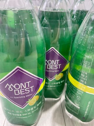 몽베스트 Montbest with Sparkling water Lemon OR Lime 20병(랜덤) — 5점을 준 리뷰어가 2022년 5월 올린 사용 사진