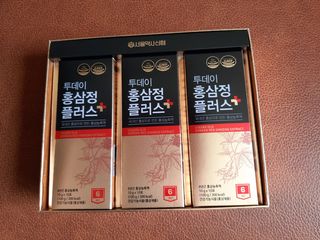 서울약사신협_투데이홍삼정플러스스틱_10g x 30포 — 5점을 준 리뷰어가 2021년 6월 올린 사용 사진