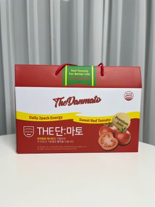 제이제이바이오 더단마토 프리미엄주스 100ml 30팩입 - 무설탕 스테비아 토마토즙 — 5점을 준 리뷰어가 2021년 11월 올린 사용 사진