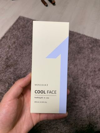 [정우성의 올인원] 무슈제이 쿨 페이스 수딩 올인원 / 남자 화장품 브랜드 — 4.5점을 준 리뷰어가 2021년 3월 올린 사용 사진