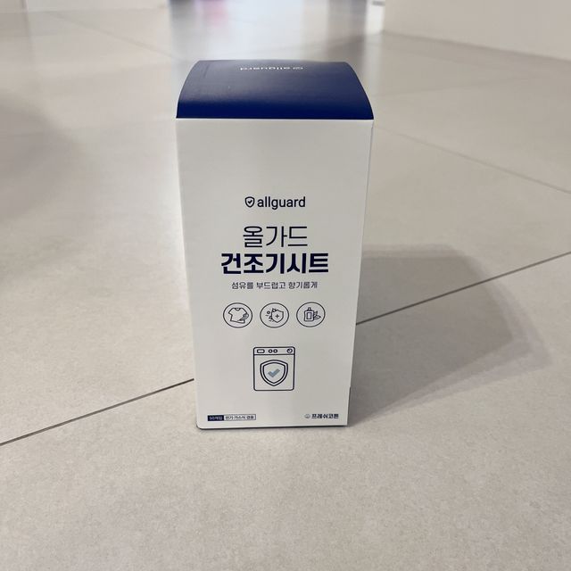 [올가드] 건조기시트 프레쉬코튼향 (50매입) 1BOX 리뷰 사진