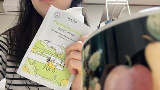 세뚜아(Cettua) 나우[세뚜아] 포레스트 수딩 마스크 Cettual Forest  Soothing Mask 4매 — 5점을 준 리뷰어가 2024년 4월 올린 사용 사진