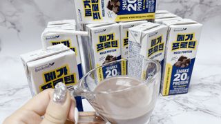 바디랩 프로틴음료 단백질쉐이크 메가프로틴 — 4점을 준 리뷰어가 2022년 4월 올린 사용 사진