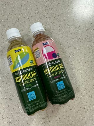 더그레잇티 콤부차 [매일유업] 더그레잇티 44kcal 콤부차 300ml *12개입 (오리지널 6개+베리리치 6개) — 5점을 준 리뷰어가 2023년 8월 올린 사용 사진