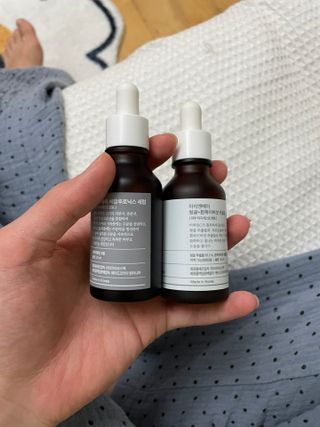 마리엔메이 히알루로닉스 세럼 + 청귤 흰목이버섯 추출물 세럼 — 5점을 준 리뷰어가 2021년 8월 올린 사용 사진
