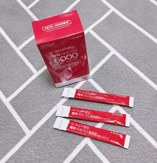 메타아르기닌 GC녹십자웰빙 메타 아르기닌 6000 플러스 오르니틴 — 5점을 준 리뷰어가 2022년 5월 올린 사용 사진
