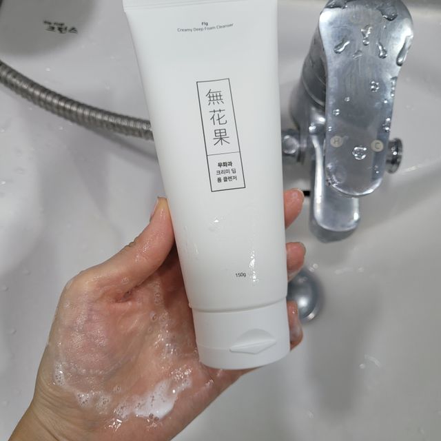 [베러오리진] 무화과 크리미 딥 폼 클렌저/피부 노폐물 & 미세먼지 99 세정 인증 민감성 피부 무자극 인증 리뷰 사진