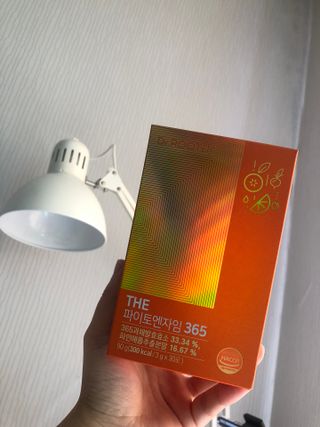[닥터루템]맛있는 파인애플맛 과채효소 THE파이토엔자임365 1box (30포) — 4.5점을 준 리뷰어가 2022년 10월 올린 사용 사진