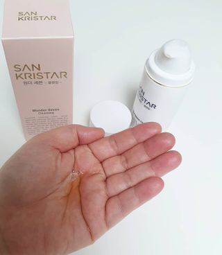 약손명가코스메틱 산 크리스타 원더 세븐 클렌징 80ml — 5점을 준 리뷰어가 2021년 2월 올린 사용 사진