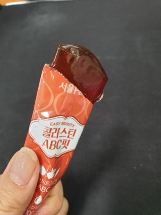 서울에프엔비 콜라스틴 3종 뷰티젤리스틱 45입 [ABC핏 15입 /  석류핏 15입 / 청스피루리나 15입] — 5점을 준 리뷰어가 2021년 8월 올린 사용 사진
