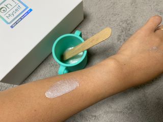 피비에스코리아 [오마이셀프] 셀프왁싱키트 — 5점을 준 리뷰어가 2021년 11월 올린 사용 사진