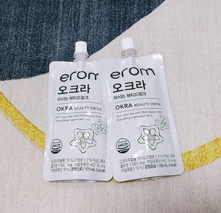 [이롬] 오크라 마시는 뷰티드링크 100mL x 20입 — 5점을 준 리뷰어가 2022년 7월 올린 사용 사진