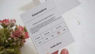 [골드앤디어] 14K 하트 미니 큐빅 피어싱_3color — 4점을 준 리뷰어가 2021년 7월 올린 사용 사진