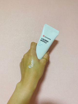 리더스코스메틱 리더스 카밍 바이오틱스 크림 마스크 — 5점을 준 리뷰어가 2021년 9월 올린 사용 사진