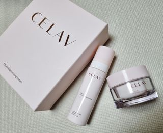 프리마인 바르기만 하면 철벽 스킨케어+24시간 마스크팩 효과. 셀라브 리제너레이팅 시스템 부스터+크림 세트 — 5점을 준 리뷰어가 2023년 7월 올린 사용 사진