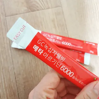 메타아르기닌 GC녹십자웰빙 메타 아르기닌 6000 플러스 오르니틴 — 5점을 준 리뷰어가 2022년 4월 올린 사용 사진