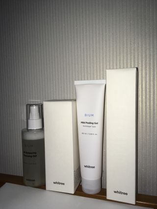 화이트리 비움 약산성 클렌징젤 ,마일드 필링젤 세트 — 4.5점을 준 리뷰어가 2021년 2월 올린 사용 사진