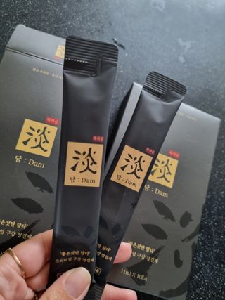 담소은 자극없는 무알콜 휴대용 한방가글 스틱 가글담 — 5점을 준 리뷰어가 2022년 10월 올린 사용 사진
