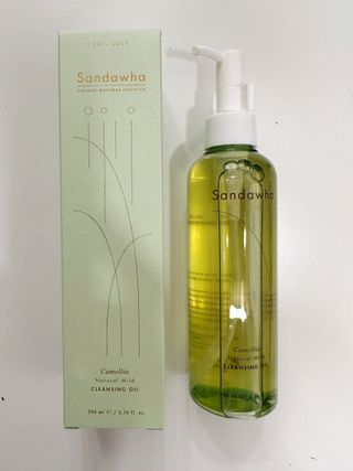 스킨큐어 산다화 순한 클렌징 동백 오일 200ml — 5점을 준 리뷰어가 2023년 3월 올린 사용 사진