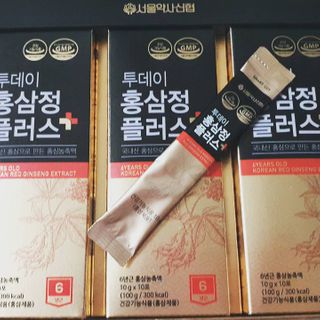 서울약사신협_투데이홍삼정플러스스틱_10g x 30포 — 5점을 준 리뷰어가 2021년 3월 올린 사용 사진