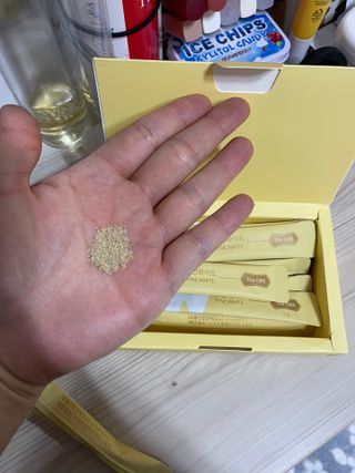 디오르 파인화이트 — 5점을 준 리뷰어가 2022년 1월 올린 사용 사진