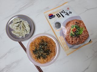 [한면원] 비빔국수 2인분 — 4점을 준 리뷰어가 2022년 8월 올린 사용 사진