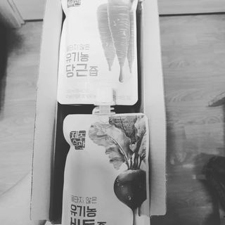 탐라원 유기농 제주산 건강즙 3종 - 양배추즙 비트즙 당근즙 — 5점을 준 리뷰어가 2021년 12월 올린 사용 사진