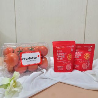 레드닥터 완숙토마토 + 통째로 동결건조한 대추방울토마토 — 5점을 준 리뷰어가 2022년 12월 올린 사용 사진