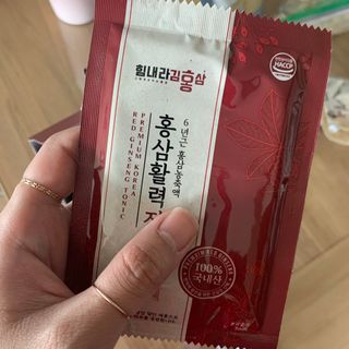 힘내라김홍삼 홍삼활력진 50ml x 5포 — 5점을 준 리뷰어가 2021년 4월 올린 사용 사진