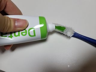 프리마인 유해균 뿐만 아니라 유익균까지 씻어내는 치약은 그만, 건강한 구강환경을 만드는 덴탈엔오 — 5점을 준 리뷰어가 2022년 12월 올린 사용 사진