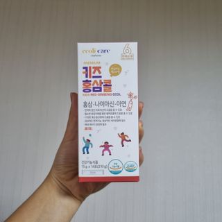 베거스코리아 [콜리케어] 키즈 홍삼콜리 딸기맛 14포 — 5점을 준 리뷰어가 2021년 11월 올린 사용 사진