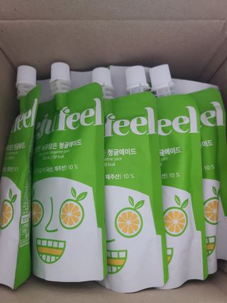 JEJUFEEL 풋풋한 제주담은 청귤에이드 — 5점을 준 리뷰어가 2022년 10월 올린 사용 사진